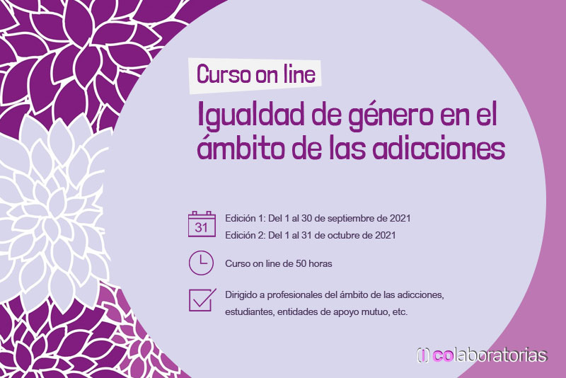 Curso on line Igualdad de género en el ámbito de las adicciones