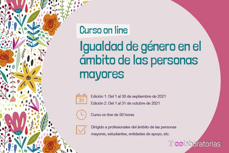 Curso on line Igualdad de género en el ámbito de las personas mayores